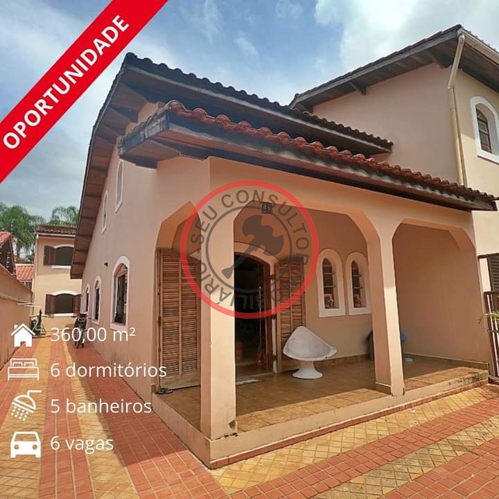 Casa com escritura definitiva, com 6 dormitórios, piscina e 